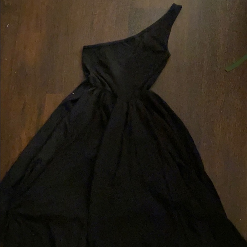 American apparel single sleeve long dress